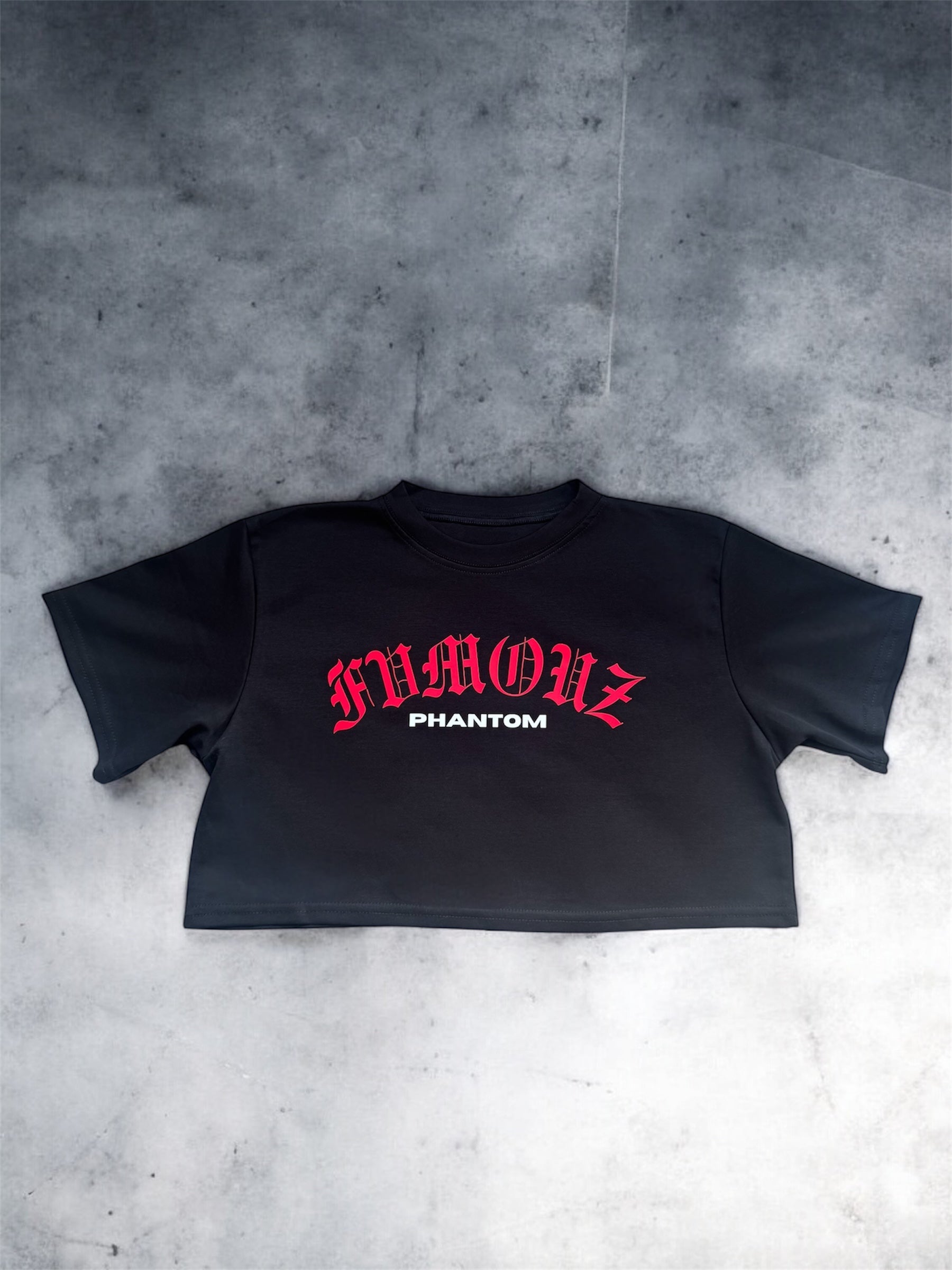 ANGELIC CROP TOP BLACK